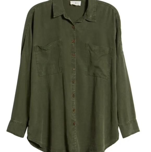 Lou & Grey Galaxy front tie shirt - Picture 5 of 10